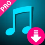 music downloader download mp3 android application logo